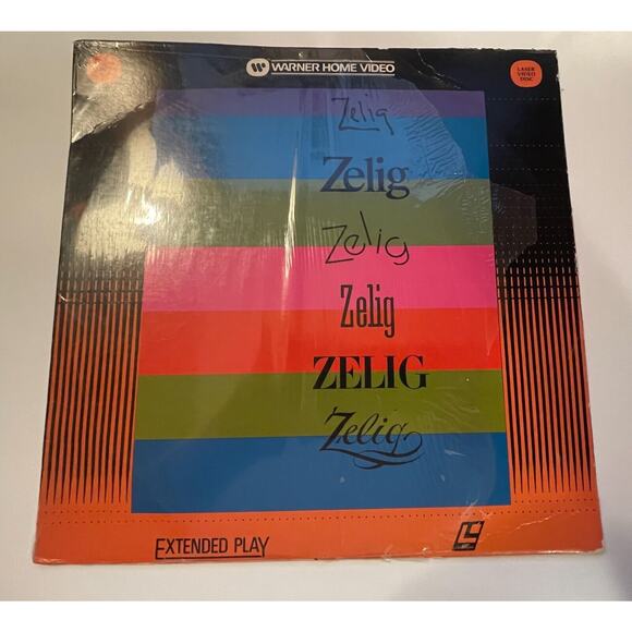 Woody Allen Zelig 1983 Comedy Movie Video Laserdisc LD Extended Play - Picture 1 of 6